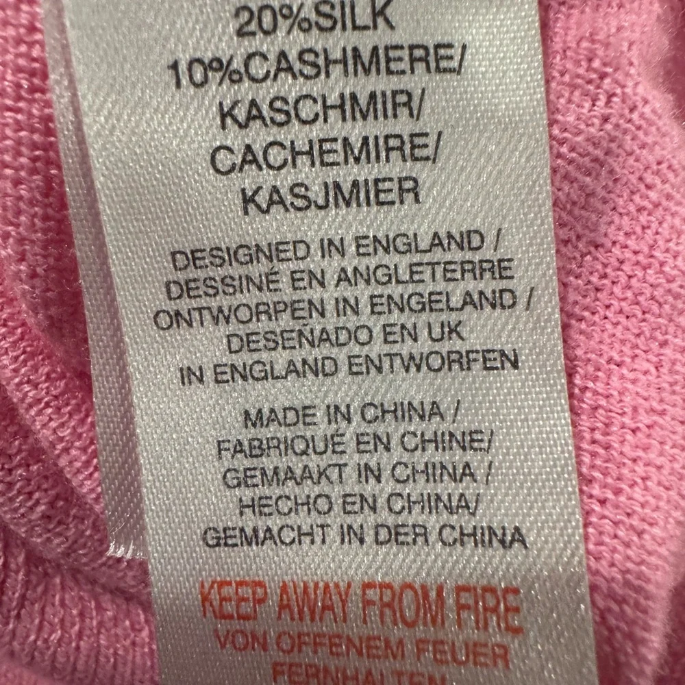 Crush 1234 sz 1 (equivalent to a small) Pink Crew Neck Banded Bottom Sweater - Picture 4 of 5